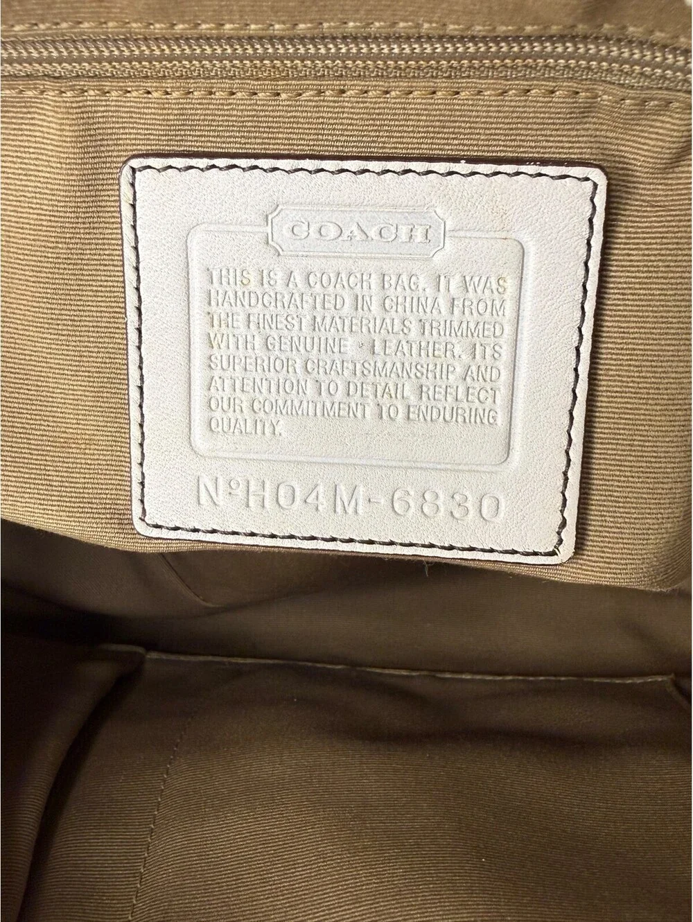 Coach Vintage Hamptons Monogram Satchel & Legacy Leather Wristlet Set